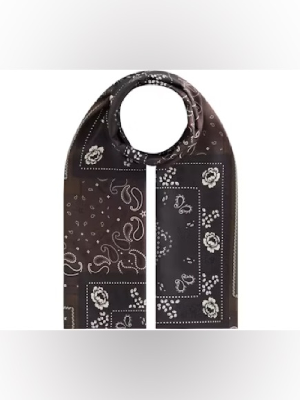 NWT Kith Printed Paisley Scarf - Kindling
